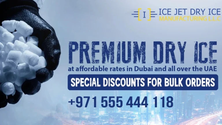 Jet Dry Ice Manufacturing LLC is the trusted regional supplier of customized dry ice delivery services, especially in Dubai and all over the UAE. Ice Jet Dry Ice Manufacturing LLC offers dry ice with customized packaging and distribution services to a variety of clients, including restaurants, food distributors, government labs, diagnostic labs, blood banks, order fulfillment companies, home delivery services, ice cream shops, dairies, catering companies, and dry ice blast cleaning companies.